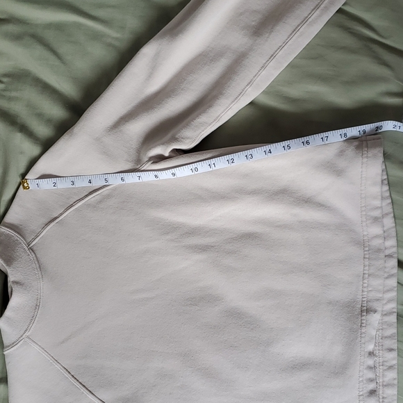 Abercrombie Mini Mockneck Sweatshirt Cream - Picture 10 of 10